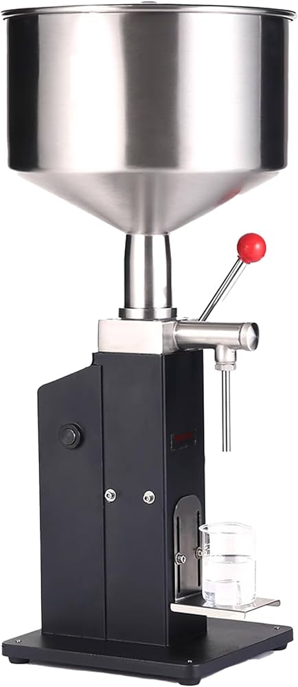 Amazon.co.jp: Kurflo 手動液体充填機 5-60ml ペースト充填機 定量小型