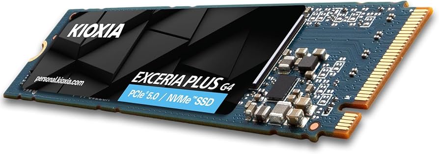 KIOXIA EXCERIA PLUS G4 1TB M.2 NVMe SSD Gen5 – PCIe 5.0 x4