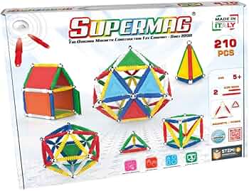Amazon.co.jp: Supermag スーパーマグSTEAMセット210 知育玩具 誕生日