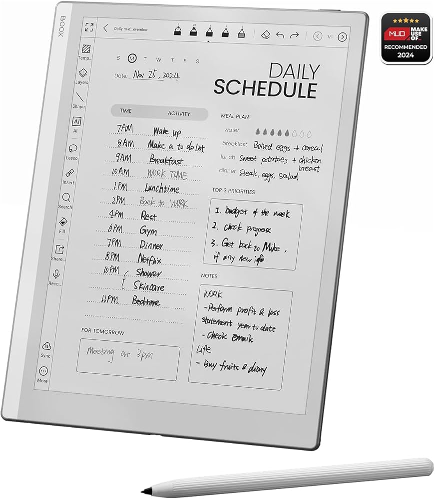 Amazon.com : BOOX Tablet Go 10.3 ePaper E Ink Tablet No Front