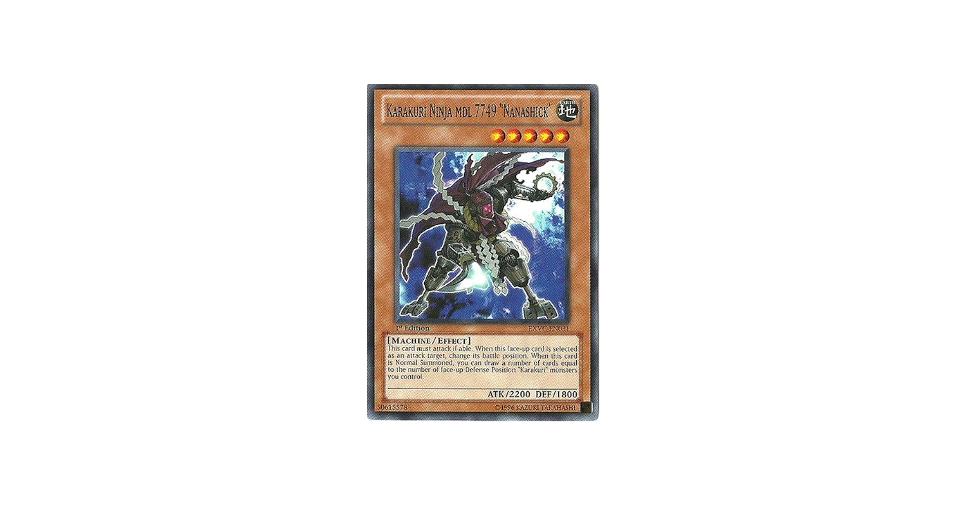 Amazon.com: Yu-Gi-Oh! - Karakuri Ninja MDL 7749 Nanashick (EXVC
