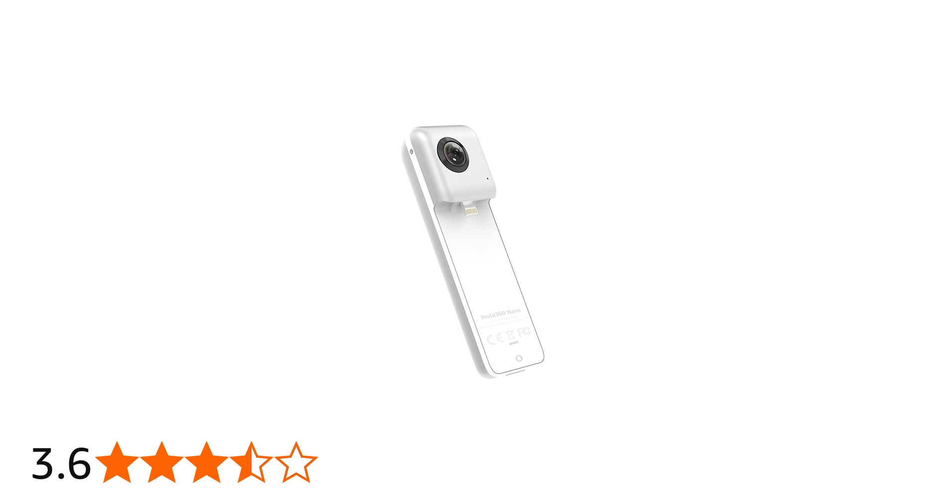 Amazon | Insta360 Nano 360度カメラ 3K動画 iPhone6/7シリーズ専用