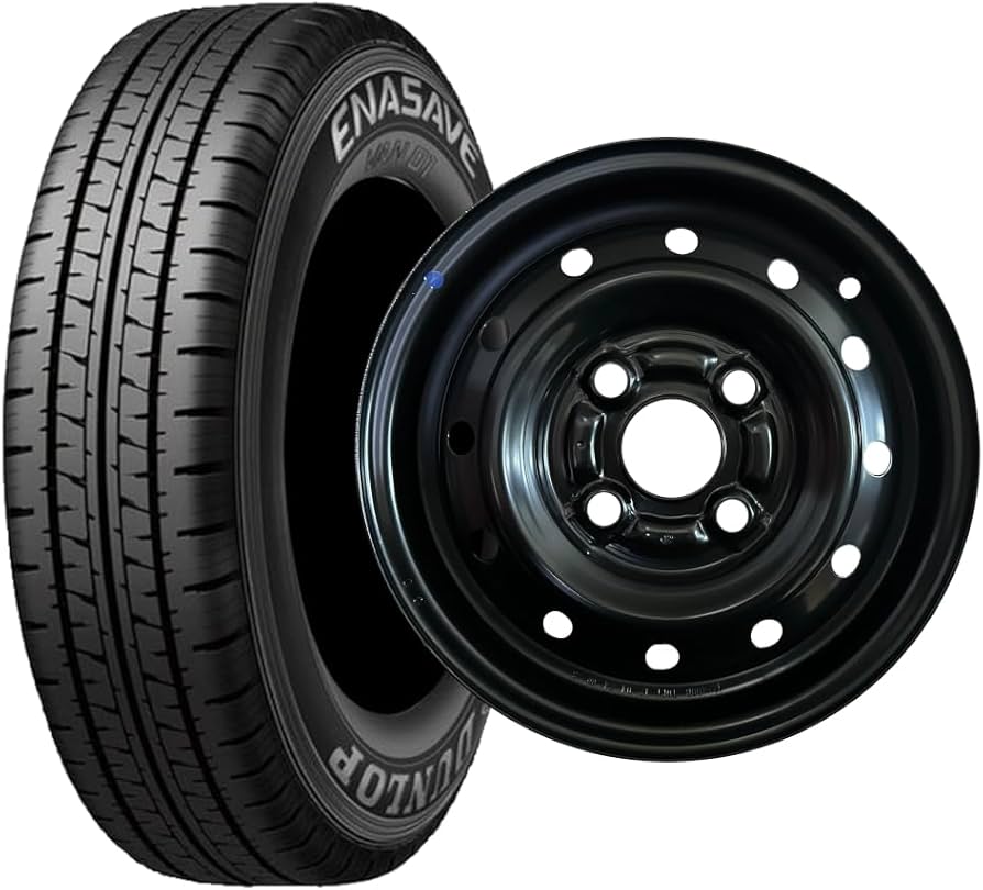 ダイハツハイゼットカーゴ s700v新車外し純正12インチスチールホイール