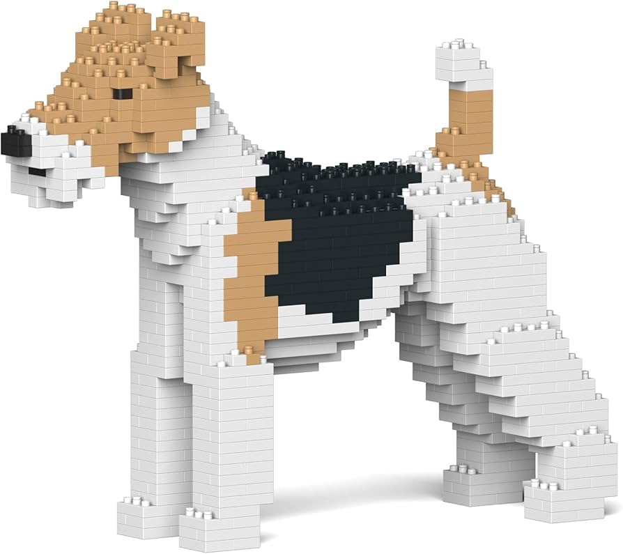 Amazon.com: JEKCA Wire Haired Fox Terrier 01S | Dog Plastic