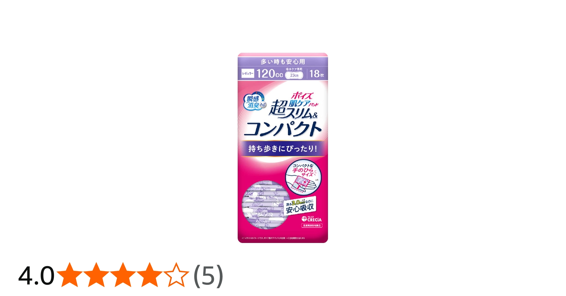 Amazon | ポイズ 日本製紙クレシア 肌ケアパッド 超スリム＆コンパクト