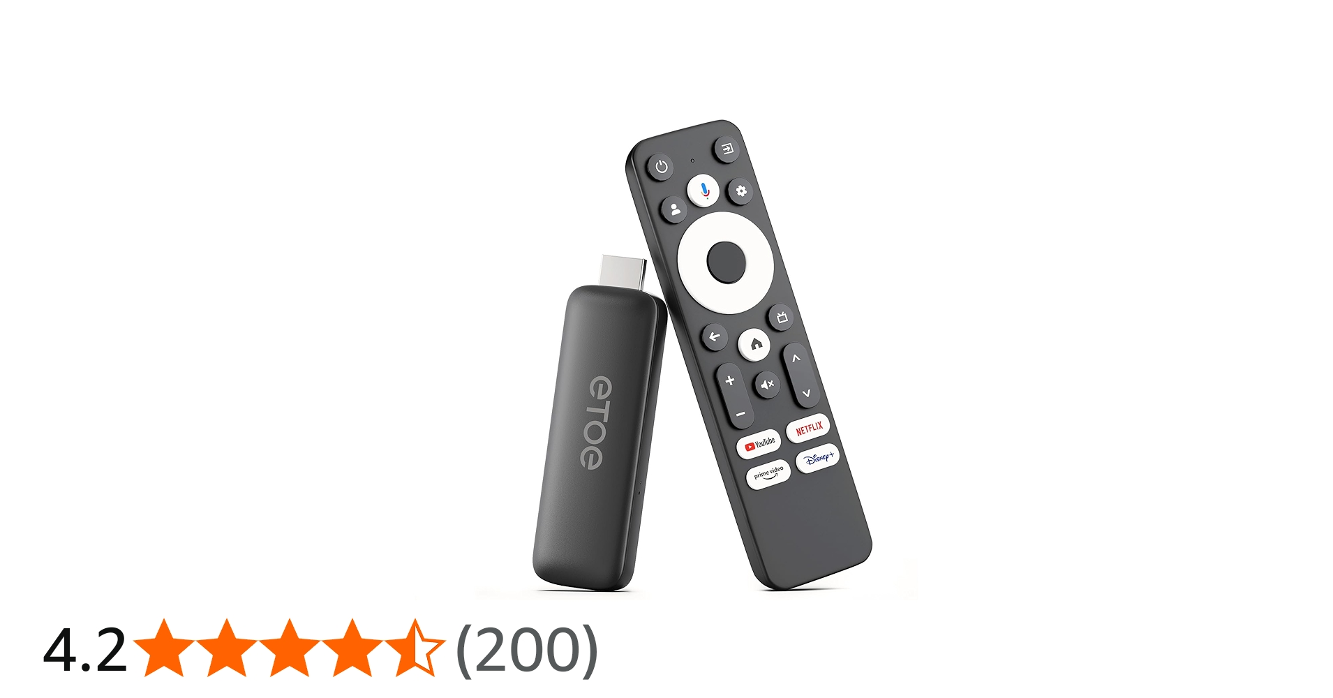 Amazon | ETOE Google TV ボックス、Netflix 認定、ストリーミング