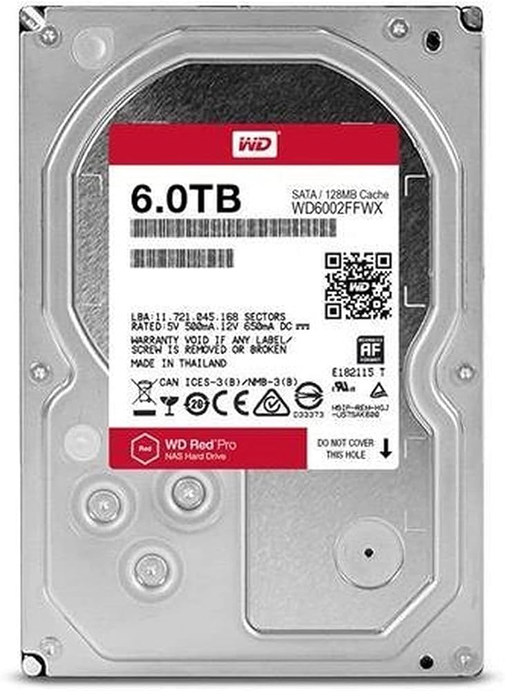WD Red 6TB ハードディスク Western Digital WD RED WD60EFZX HDD 6TB