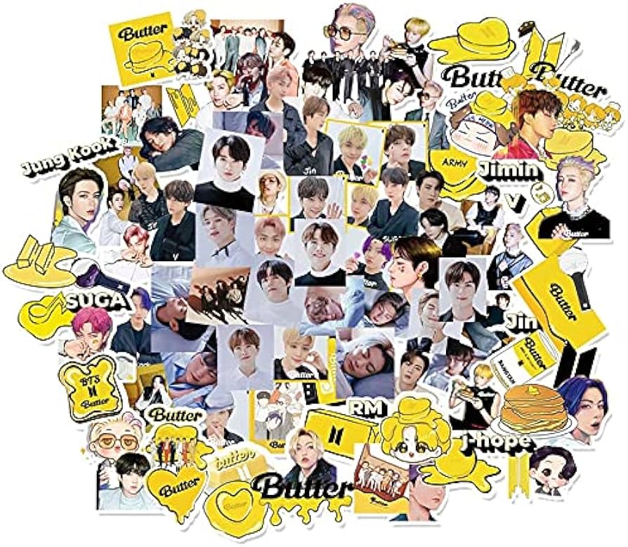 Amazon.co.jp: BTS 防弾少年団 Butter KPOP 韓流 ステッカーシール