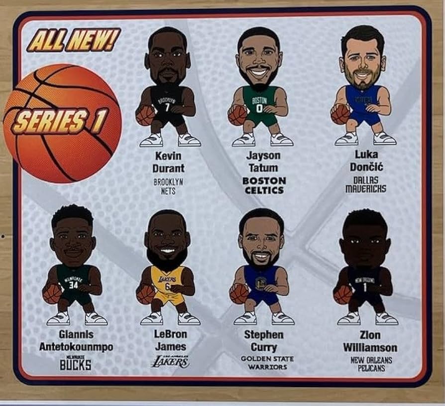 Amazon.com: Party Animal NBA TeenyMates 2022 Mini Big Shot Baller