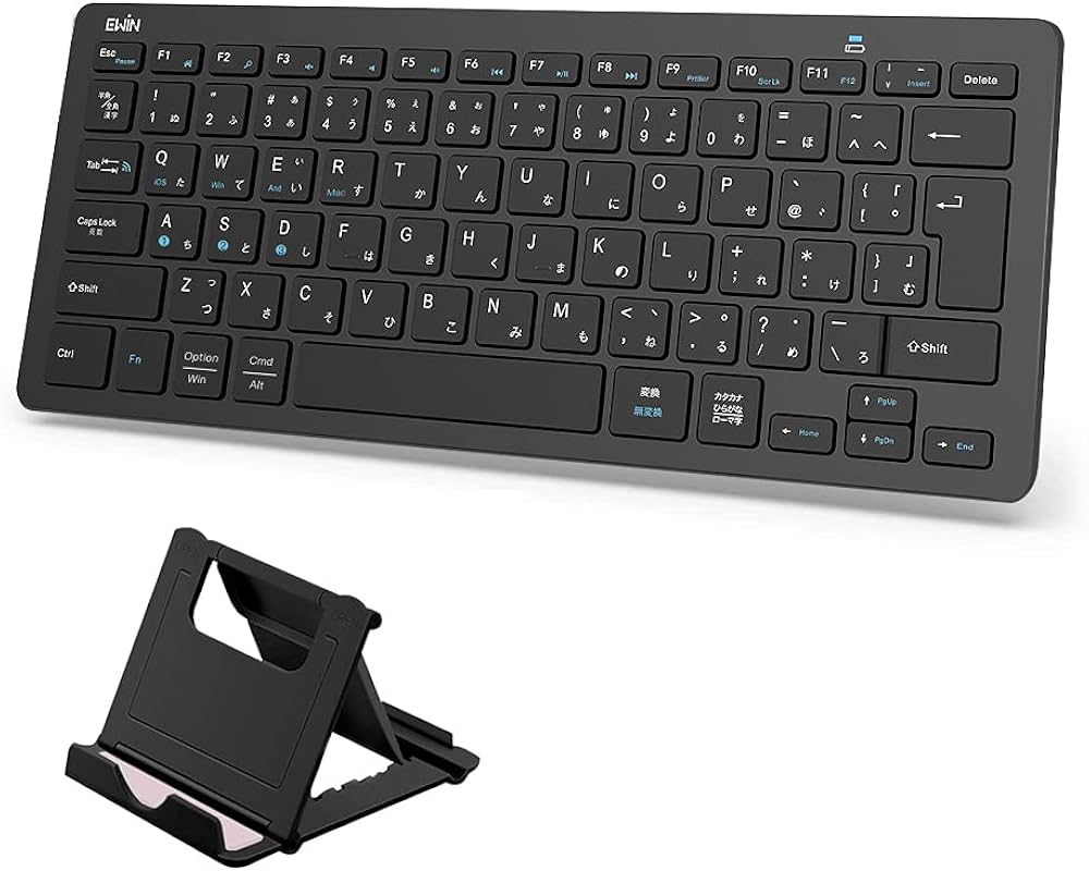 Amazon.co.jp: Ewin 日本語配列 bluetooth キーボード マルチペア