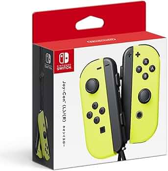 Amazon.co.jp: 【任天堂純正品】Joy-Con (L)/(R) ネオンイエロー : ゲーム