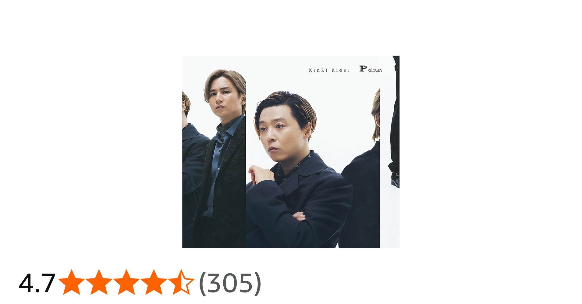 Amazon.co.jp: P album (初回盤A) (CD+Blu-ray) - KinKi Kids