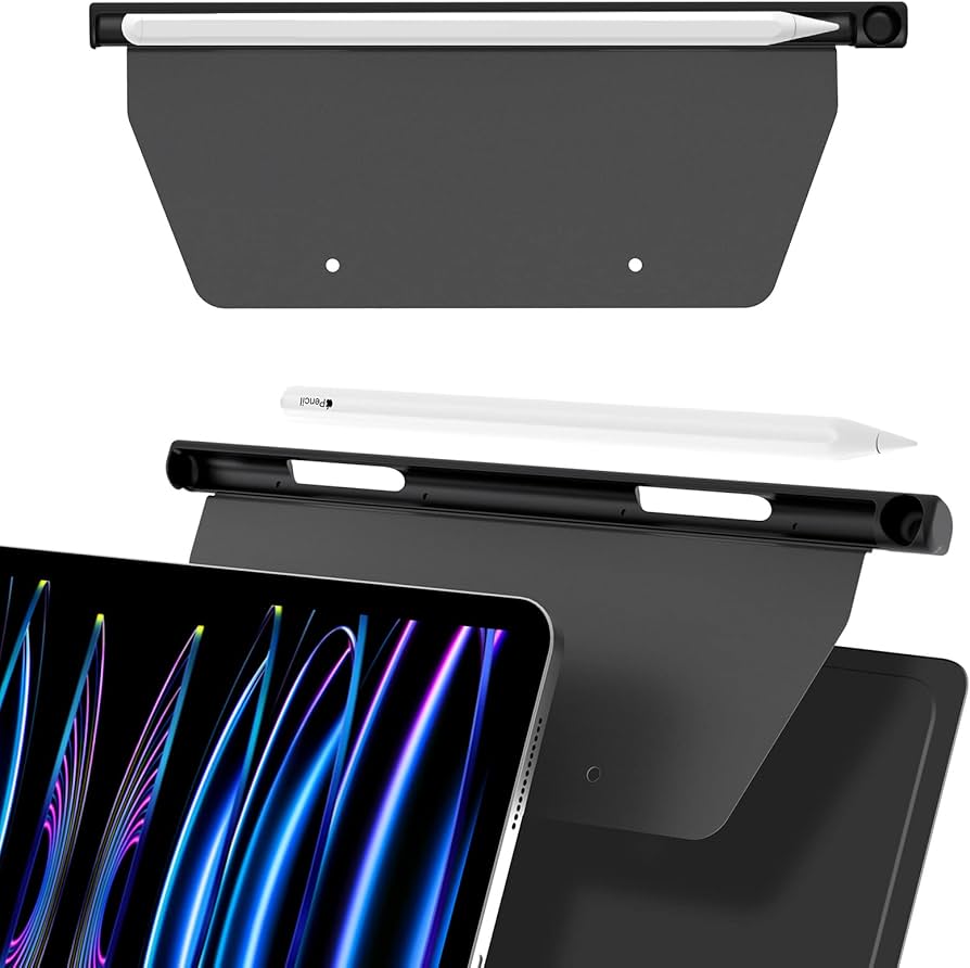 Amazon.com: 適用於Apple Pencil 第1/2 代相容魔術鍵盤,智慧型鍵盤