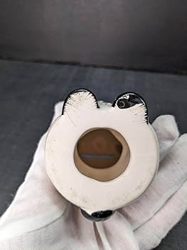 Amazon.co.jp: レア内藤ルネ RUNE パンダ 花貯金箱 レトロ 陶器な 当時