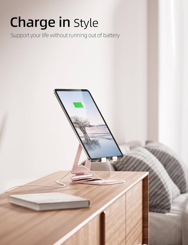 Amazon.com: Nulaxy Aluminum Dual Foldable iPad Stand, Fully