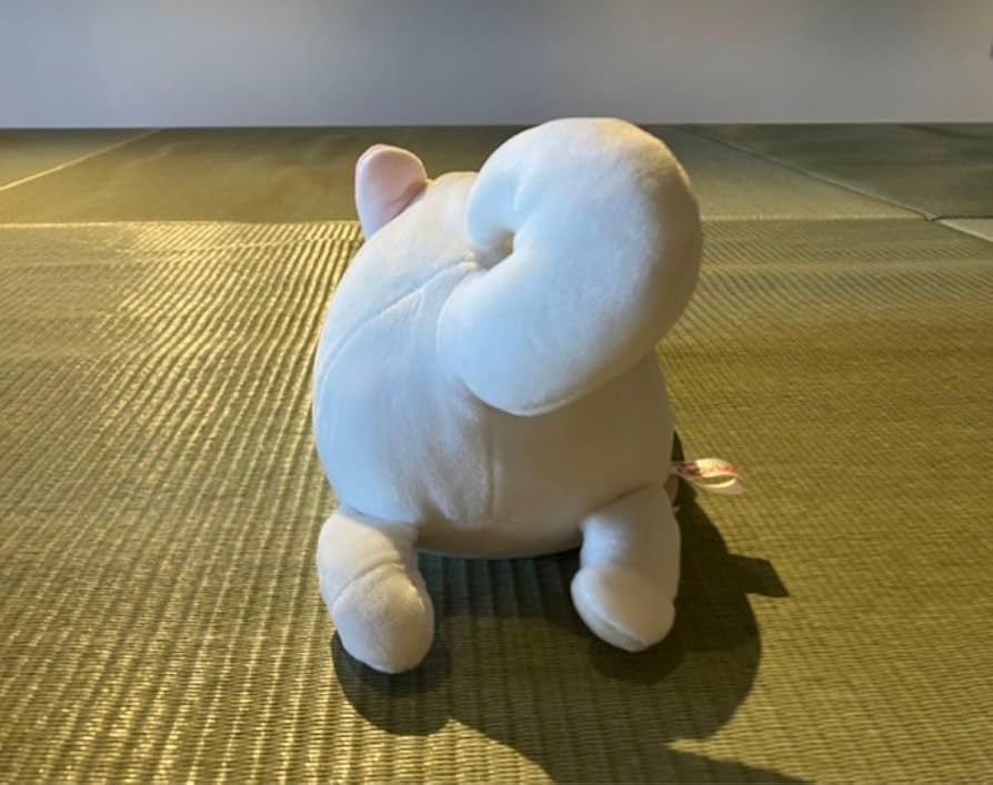 Amazon.co.jp: ハッピーまめしば 白柴ぬいぐるみ : おもちゃ