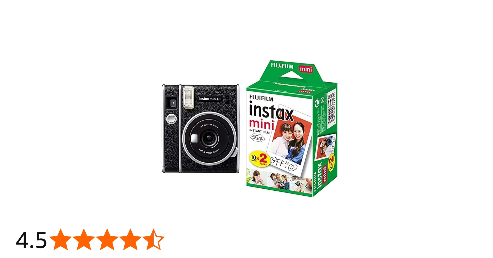 Amazon | FUJIFILM インスタントカメラ チェキ instax mini 40 INS