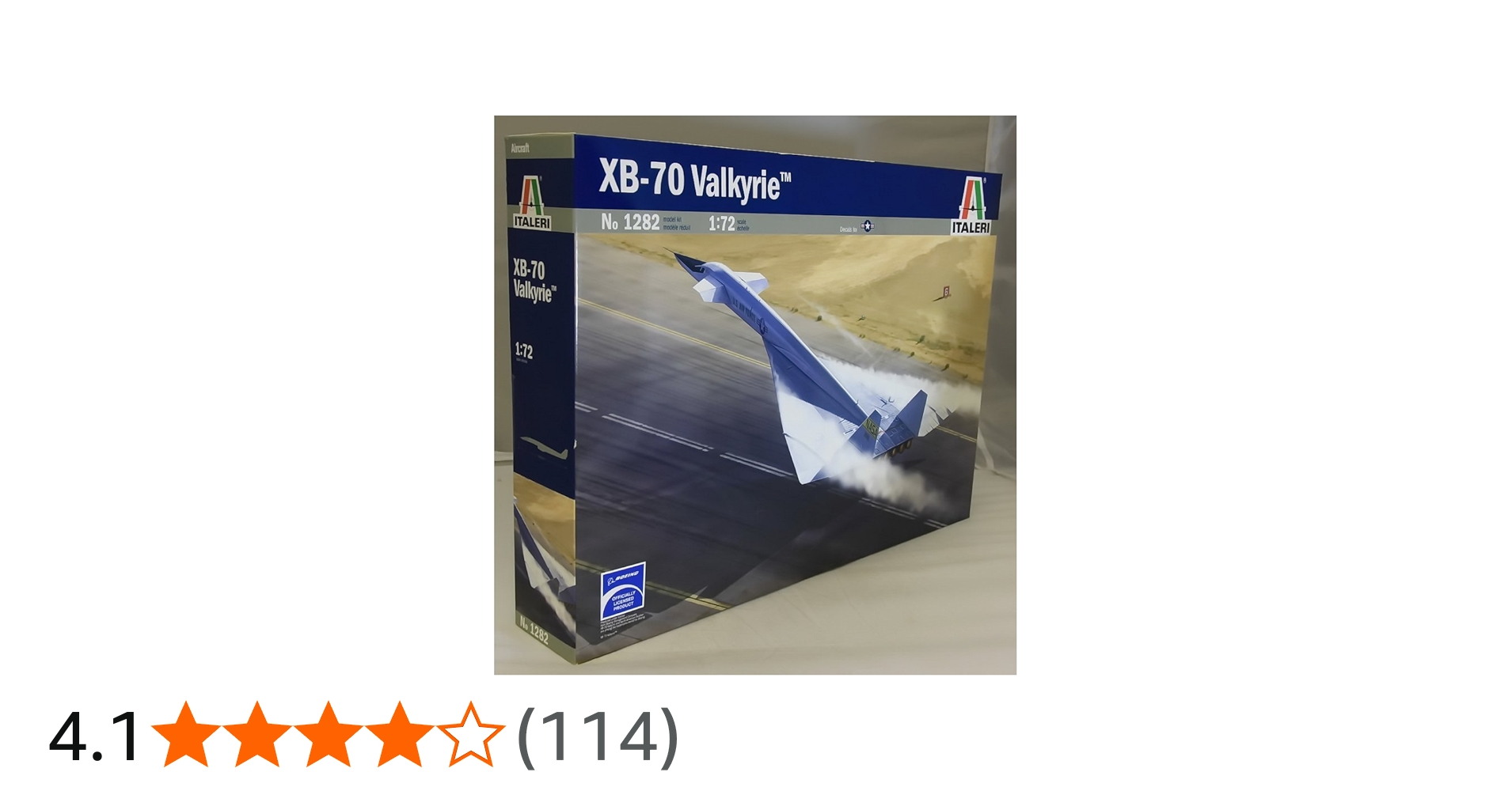 Italeri 1282 XB - 70 Valkyrie, Scale 1:72, Plastic Model Kit