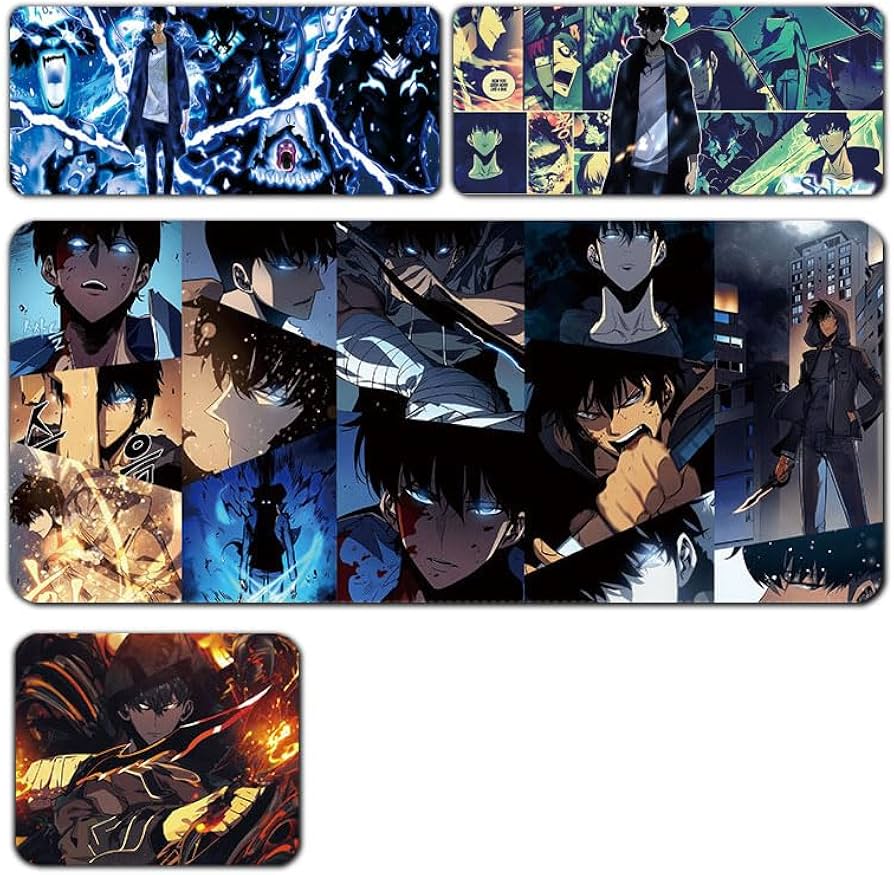 Amazon.co.jp: 俺だけレベルアップな件 マウスパッド 水篠旬 諸菱 賢太