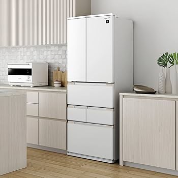 Amazon.co.jp: シャープ 冷蔵庫 幅65.0cm 457L SJ-MF46J-H プラズマ