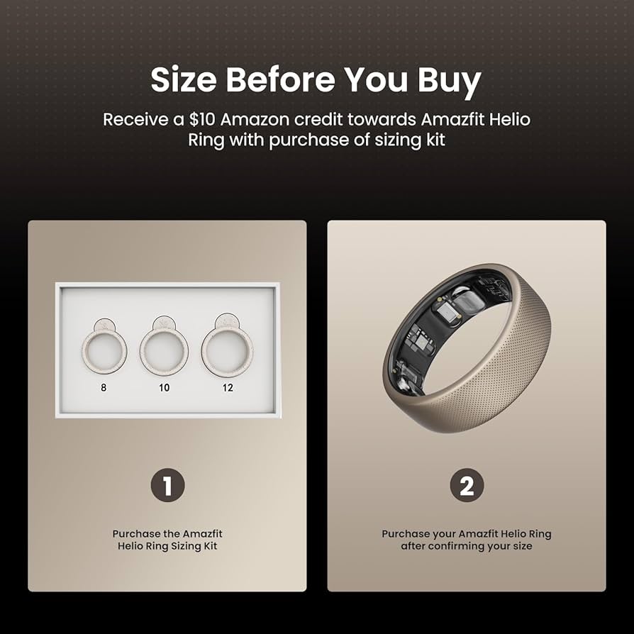 Amazon.com: Amazfit Helio Ring Sizing Kit - Size Before You Buy
