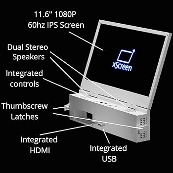 UPspec Gaming xScreen - 11.6 1080P FHD 60Hz IPS Portable Screen