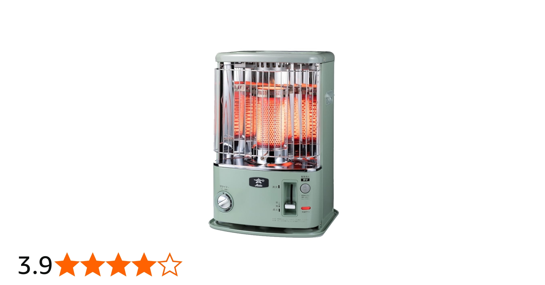 Amazon.co.jp: Aladdin アラジン 石油ストーブ グリーン コンクリート