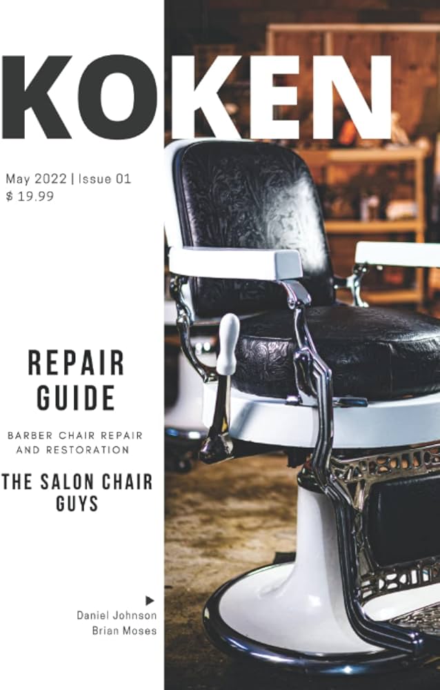 Koken Barber Chair Repair Guide: Antique, Wooden, Detailed
