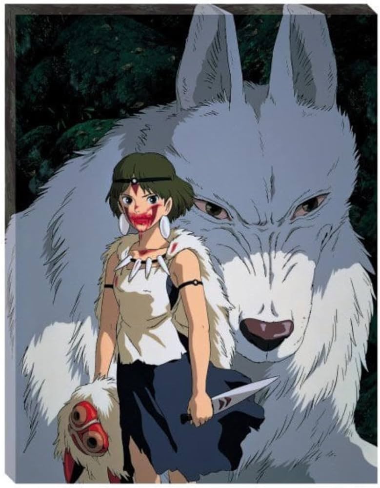 Amazon | ジグソーパズル アートボードジグソー もののけ姫 モロとサン