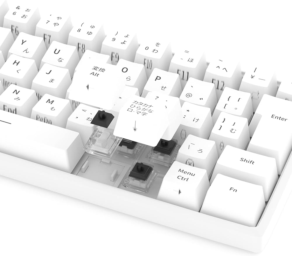 Amazon | KIMOCA ワイヤレス メカニカルキーボード 日本語配列