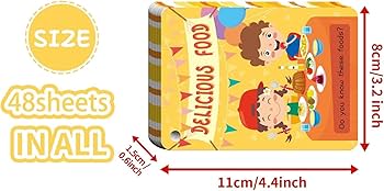 Amazon.co.jp: cxisiskyuフードラーニングカード-48x子供向けの