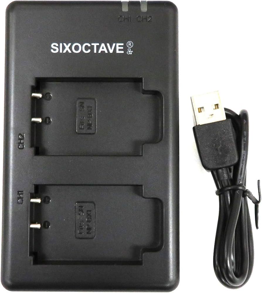 Amazon | SIXOCTAVE BC-TRX NP-BX1 カメラ バッテリー互換急速充電器