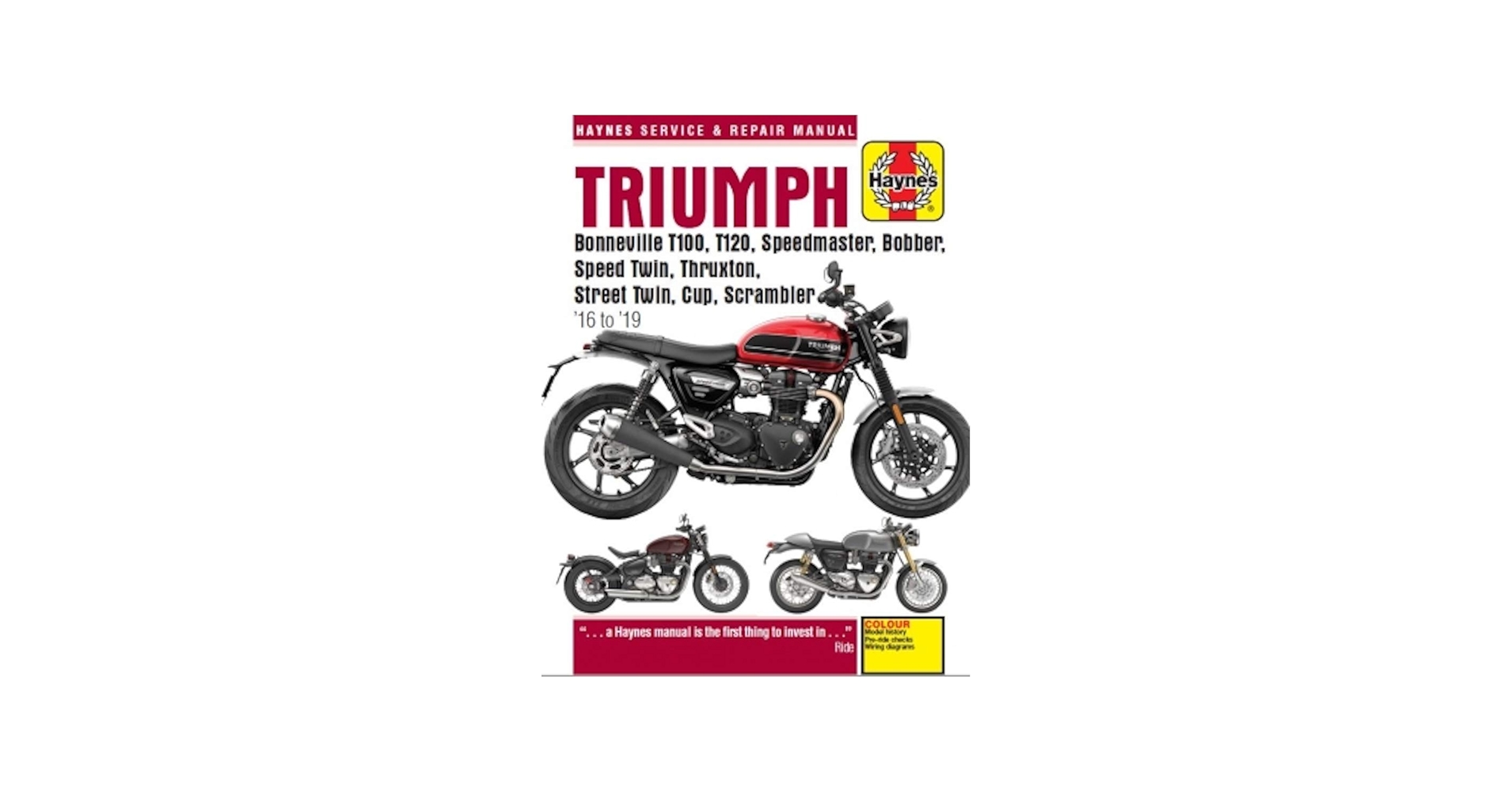 TRIUMPH MOTORCYCLE REPAIR SHOP & SERVICE MANUAL For BONNEVILLE