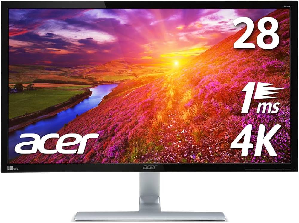 Amazon.co.jp: Acer モニター ディスプレイ RT280Kbmjdpx 28インチ/4K