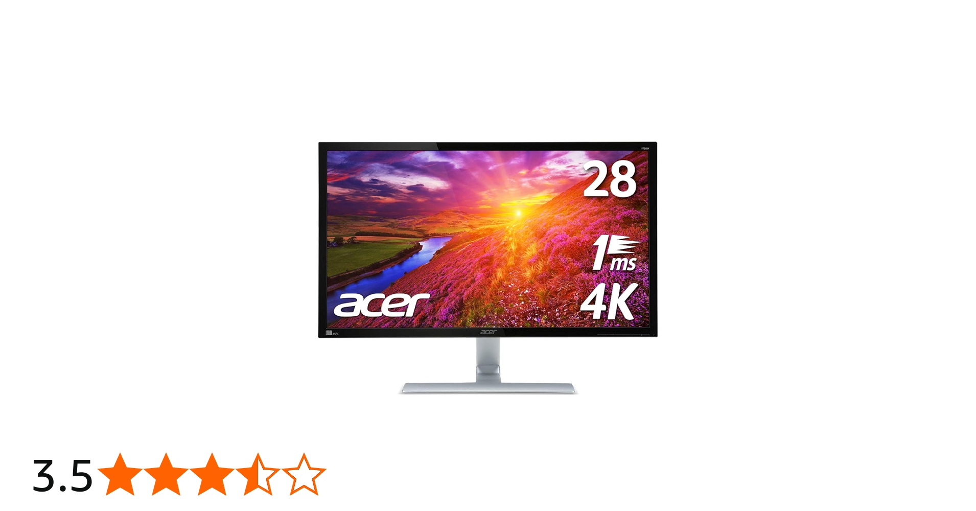 Amazon.co.jp: Acer モニター ディスプレイ RT280Kbmjdpx 28インチ/4K