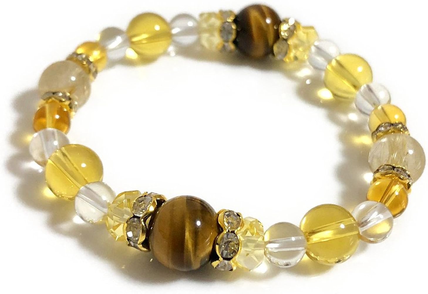 Amazon | 【仕事運 金運アップ 】ルチルクォーツ タイガーアイ