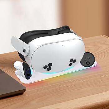 Amazon | Meta Quest 3S 対応 充電ドック 磁気 デザイン Quest 3S VR