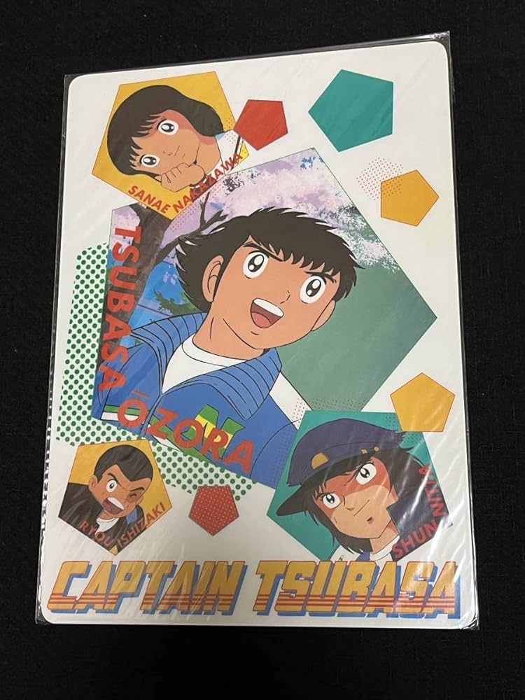 Amazon.co.jp: アニメ版 キャプテン翼 下敷き 大空翼 中沢早苗 新田瞬