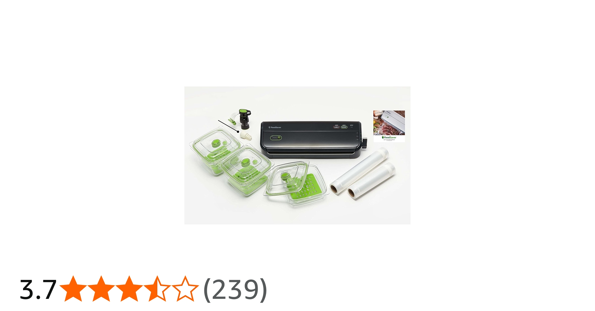 Amazon.co.jp: FoodSaver フードセーバー FM2000 黒 レシピセット 真空
