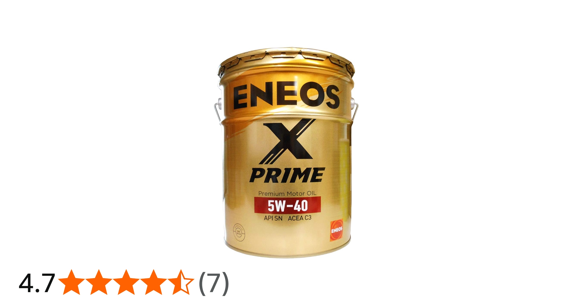 Amazon | ENEOS X PRIME (エックスプライム) エンジンオイル SN C3 5W