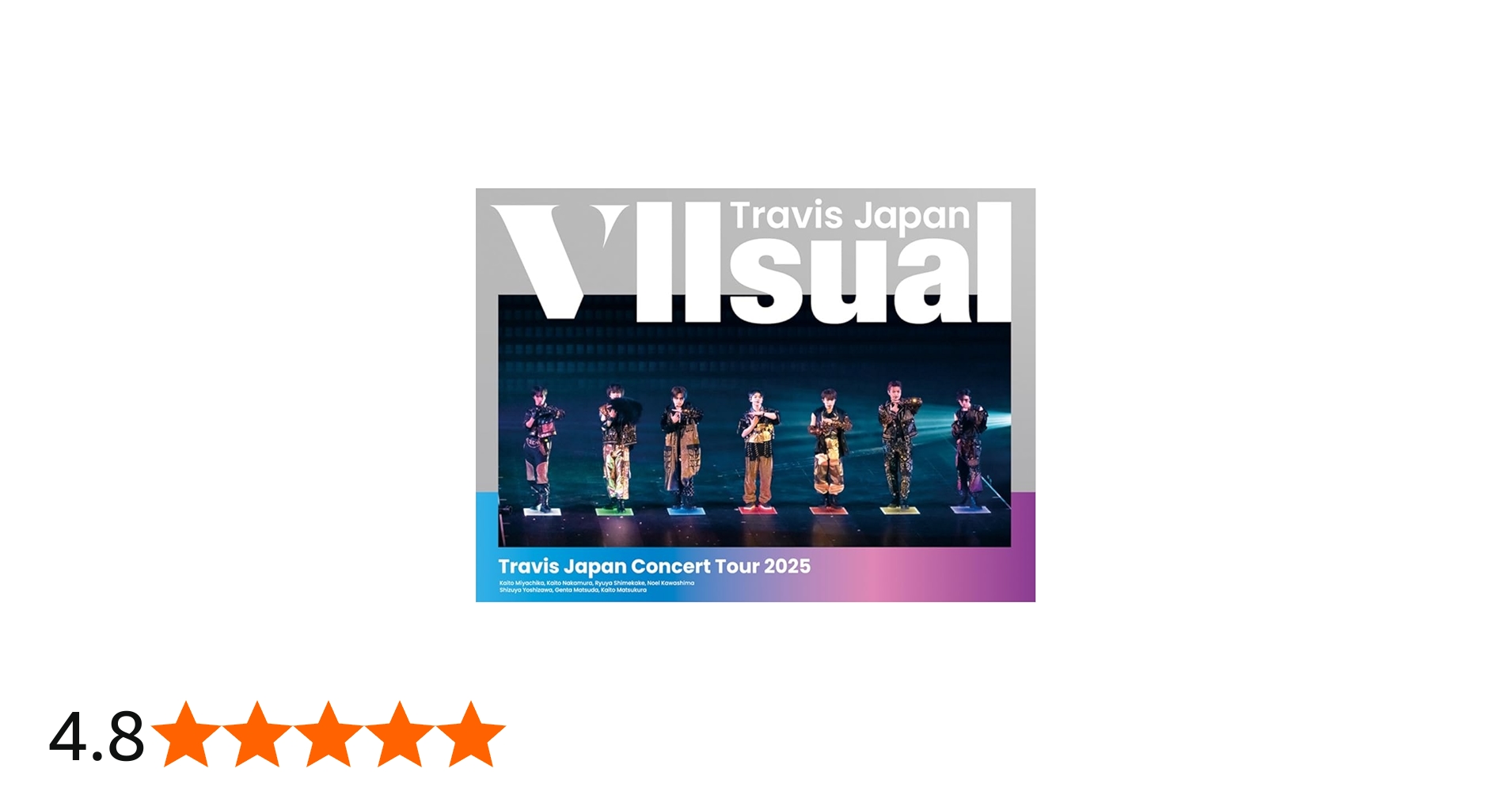 Amazon.co.jp: Travis Japan Concert Tour 2025 VIIsual (初回盤)(2枚