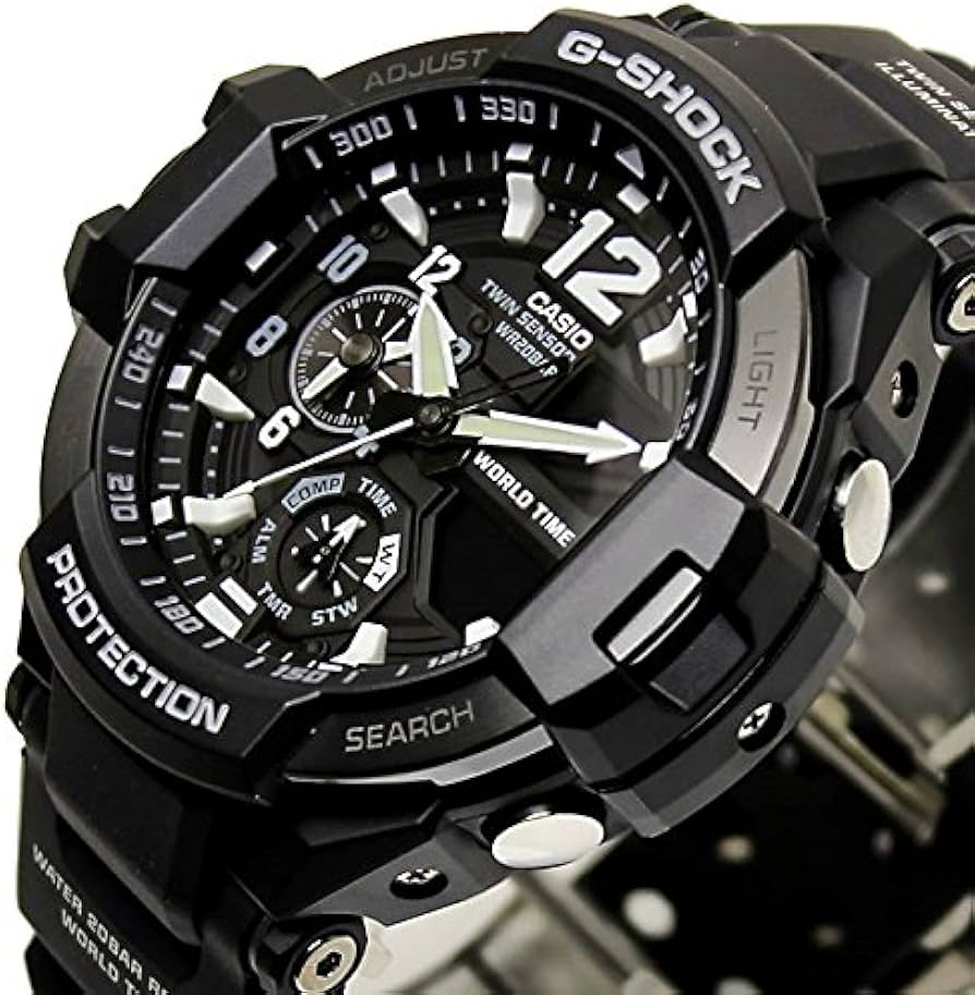 Amazon.co.jp: 自衛官 公務員 航空隊 G-SHOCK Sky Cockpit 20気圧防水