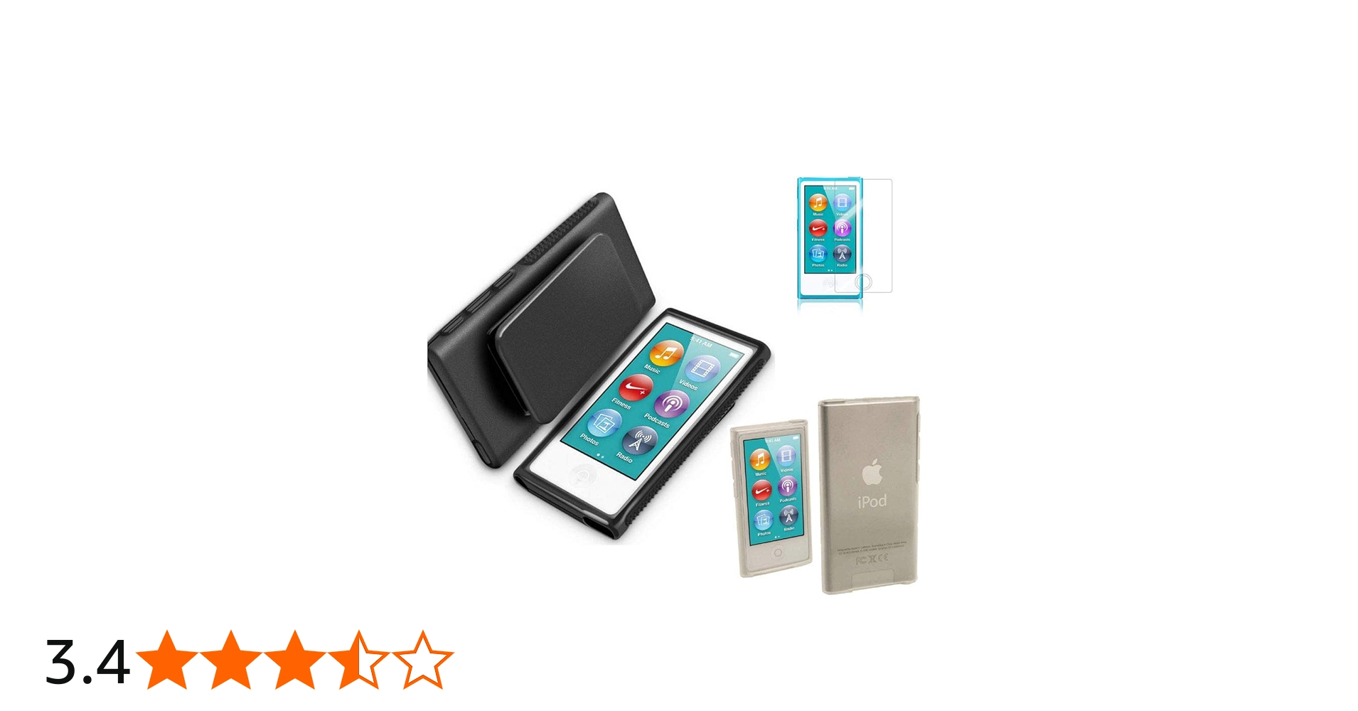 Amazon.co.jp: に適合するiPod Nano 7 クリップ ケース、 ベルト