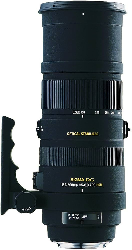 Amazon.com : Sigma 150-500mm f/5-6.3 Auto Focus APO DG OS HSM