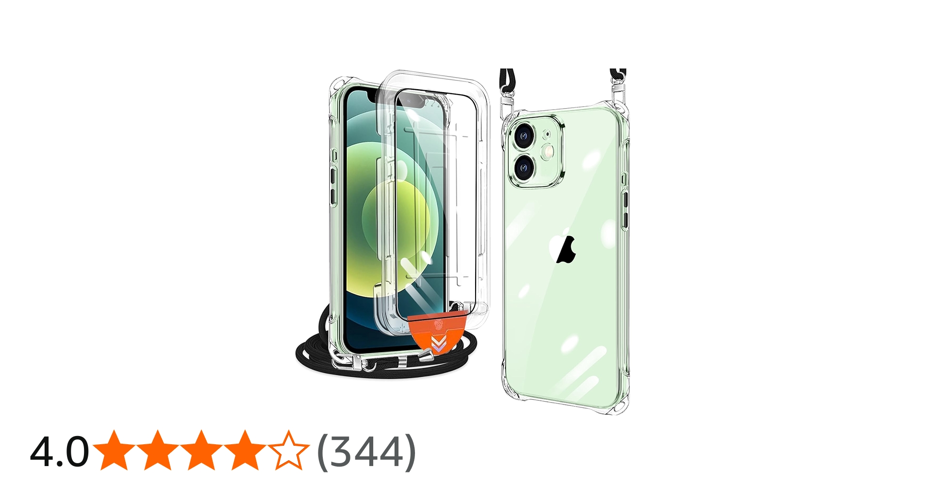 Amazon.co.jp: iPhone 12 Mini ケース クリア [1枚ガラスフィルム付き