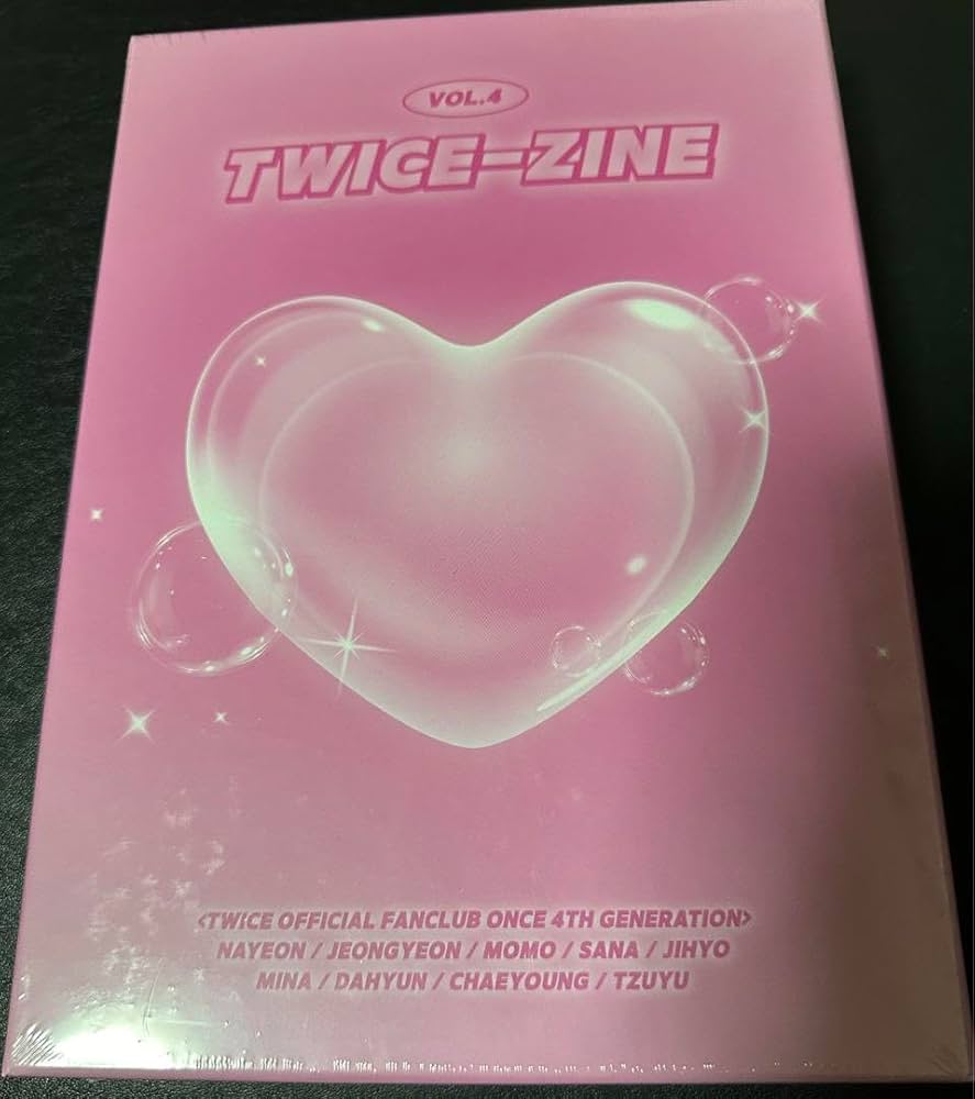 Amazon.co.jp: 韓国 FC ONCE 4期 限定 入会特典 TWICE ZINE : おもちゃ
