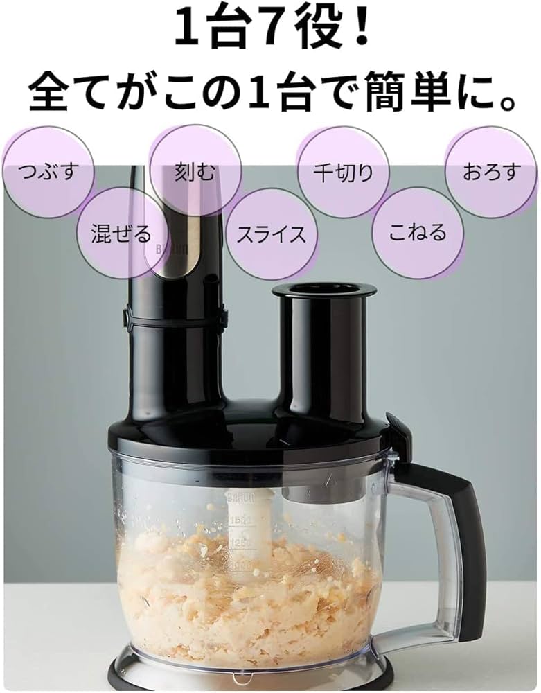 未使用品 Braun Multi Quick 7 フードプロセッサーのみ Amazon.co.jp