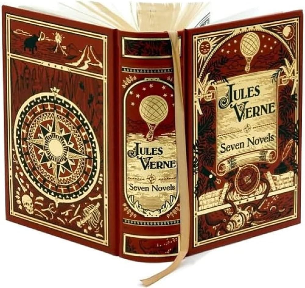 Amazon.com: Jules Verne: Seven Novels (Leatherbound Classics