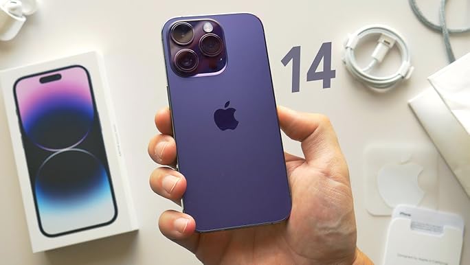 Amazon.com: Apple iPhone 14 Pro, 128GB, Deep Purple - Unlocked