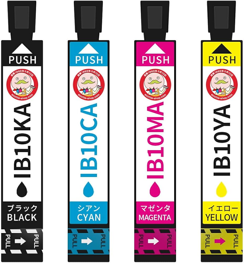 Amazon.co.jp: 【エコッテ】 EPSON (エプソン)用 IB10CL4A カード